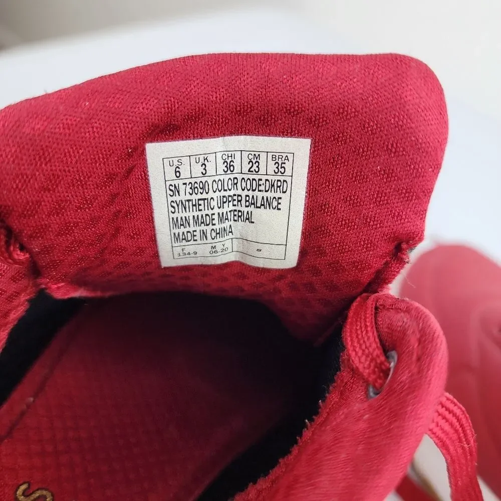 Skechers Women's Red Sneakers Size 6 Memory Foam Athletic Walking Shoes - Picture 2 of 15